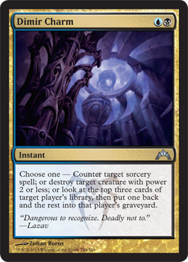 MTG: Gatecrash 154: Dimir Charm 