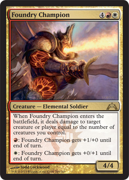 MTG: Gatecrash 165: Foundry Champion 