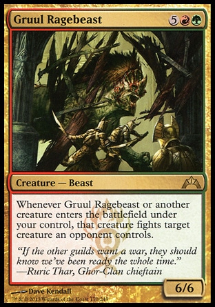 MTG: Gatecrash 170: Gruul Ragebeast 