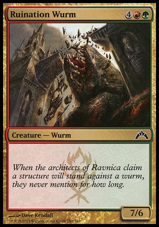 MTG: Gatecrash 192: Ruination Wurm - Foil 