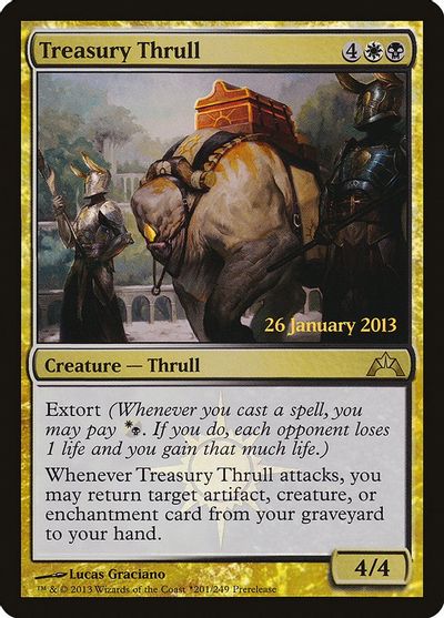 MTG: Gatecrash 201: Treasury Thrull - Prerelease Foil 