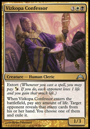 MTG: Gatecrash 205: Vizkopa Confessor 