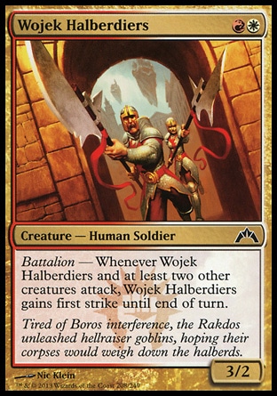 MTG: Gatecrash 208: Wojek Halberdiers 