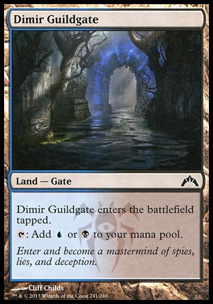 MTG: Gatecrash 241: Dimir Guildgate 