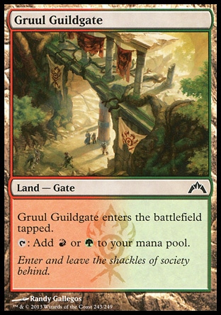 MTG: Gatecrash 243: Gruul Guildgate 