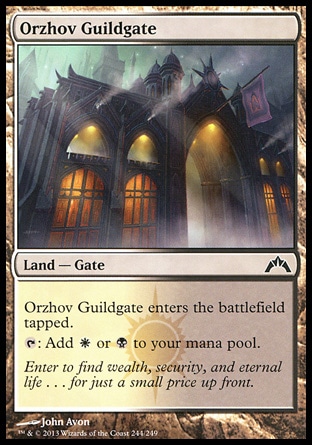MTG: Gatecrash 244: Orzhov Guildgate 