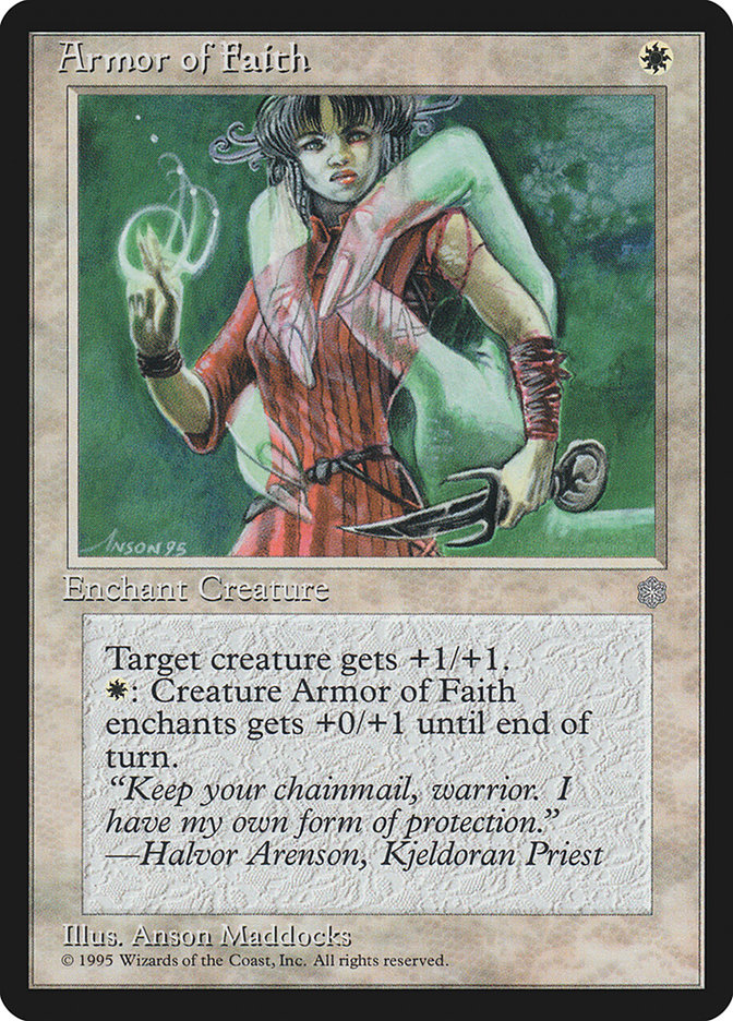 MTG: Ice Age 004: Armor of Faith 
