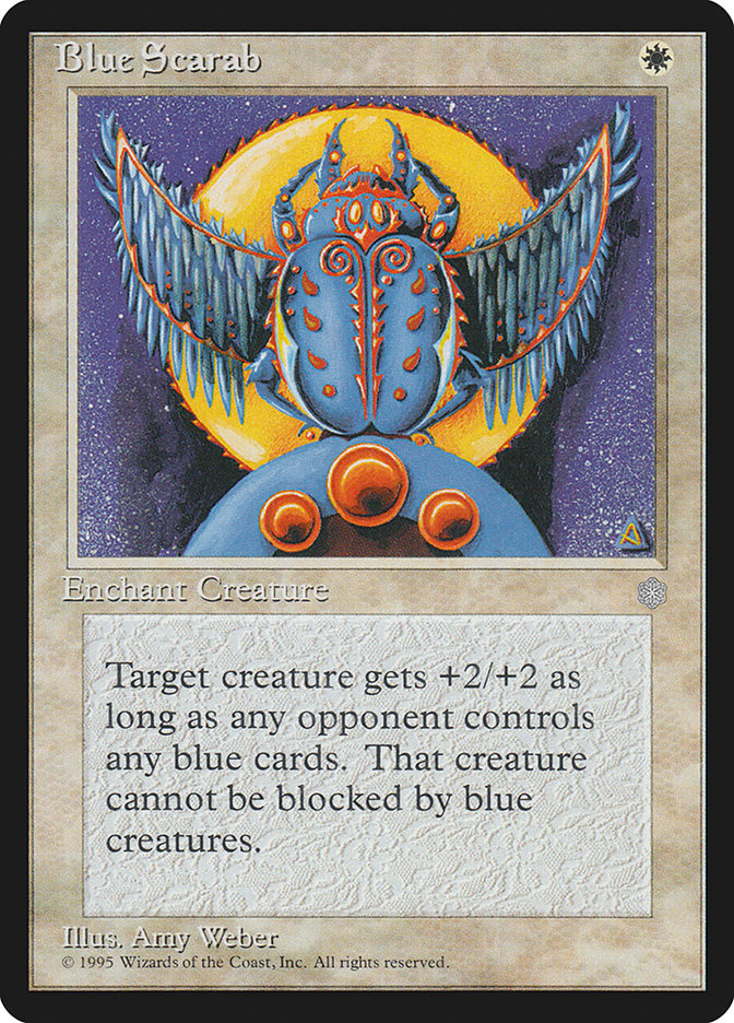 MTG: Ice Age 009: Blue Scarab 