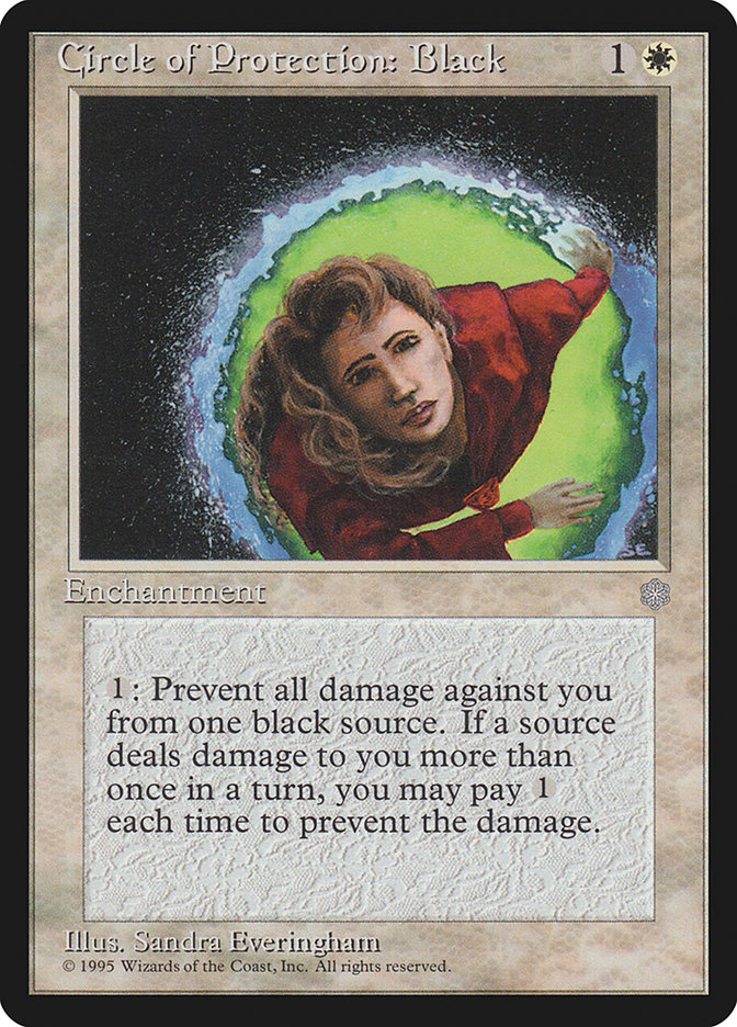 MTG: Ice Age 012: Circle of Protection: Black 