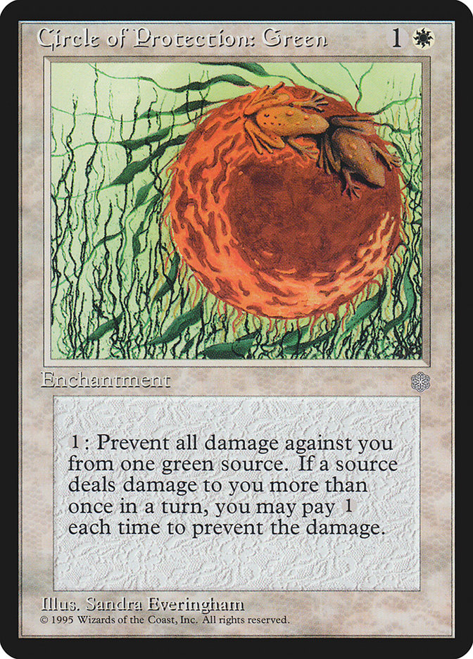 MTG: Ice Age 014: Circle of Protection: Green 