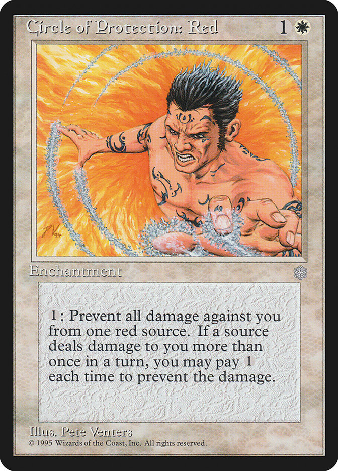 MTG: Ice Age 015: Circle of Protection: Red 