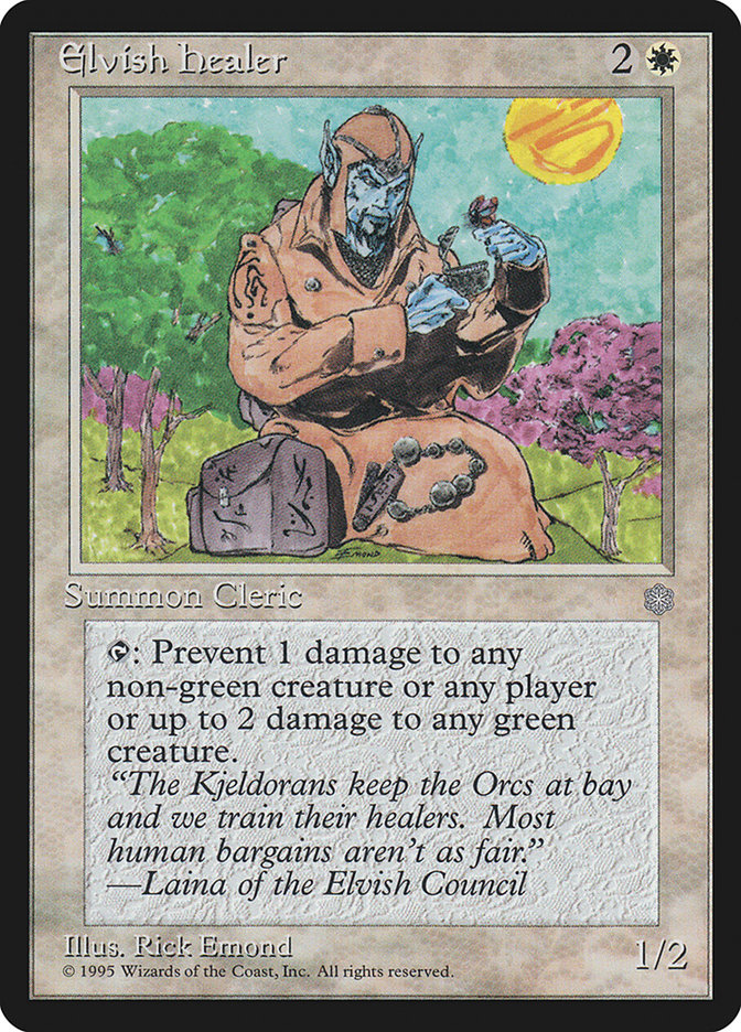 MTG: Ice Age 022: Elvish Healer 