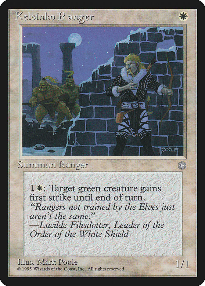 MTG: Ice Age 033: Kelsinko Ranger 