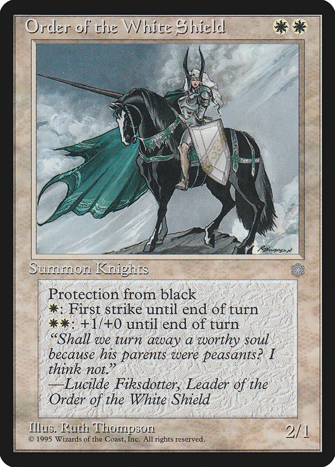 MTG: Ice Age 046: Order of the White Shield 