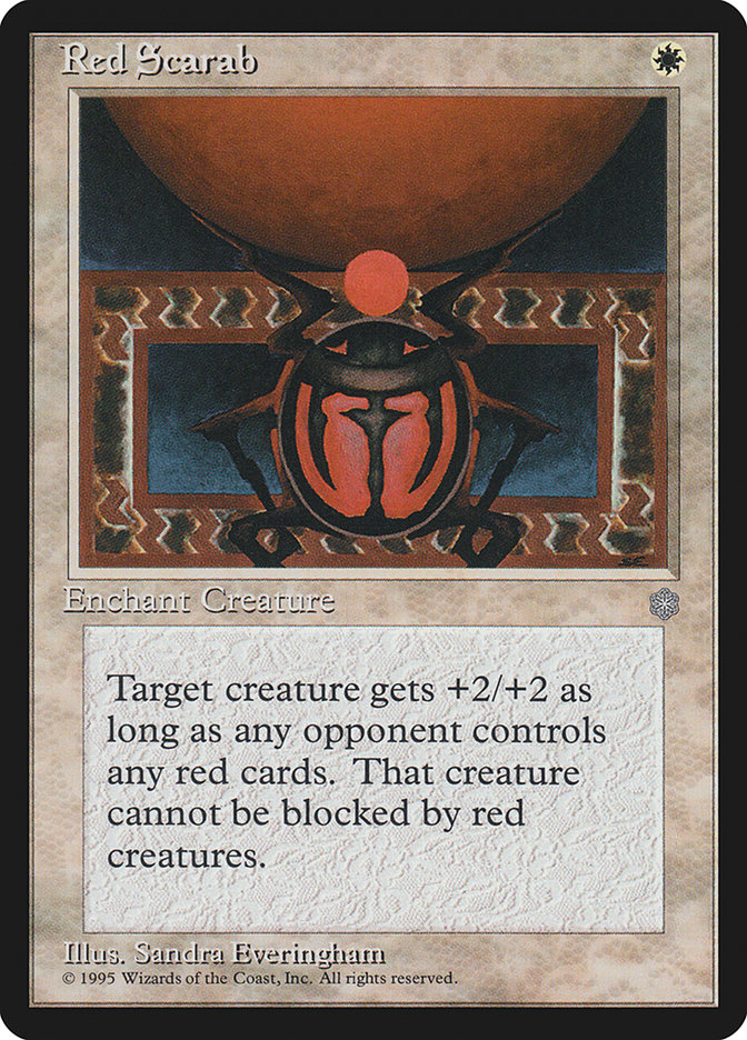 MTG: Ice Age 049: Red Scarab 
