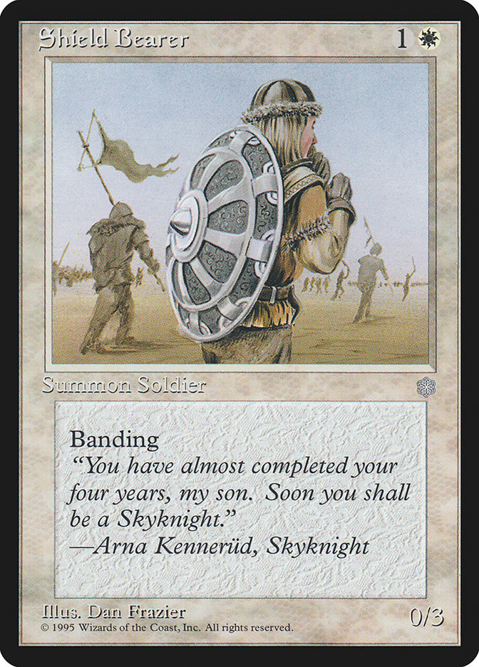 MTG: Ice Age 052: Shield Bearer 