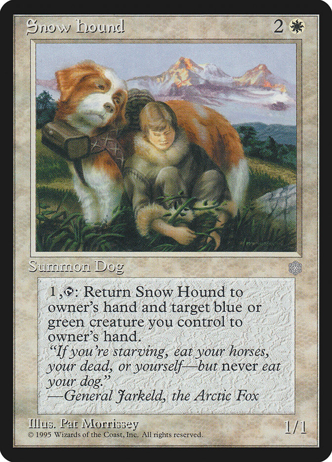 MTG: Ice Age 053: Snow Hound 