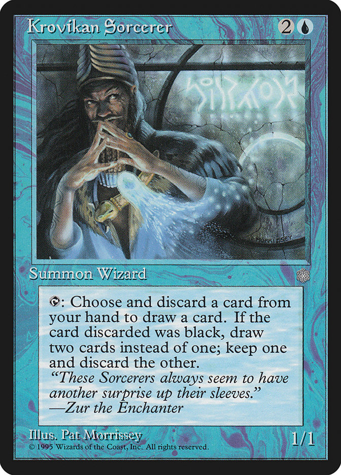 MTG: Ice Age 081: Krovikan Sorcerer 