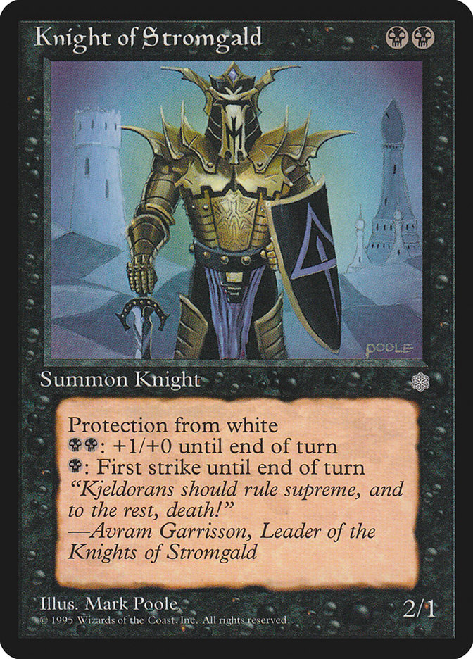 MTG: Ice Age 138: Knight of Stromgald 