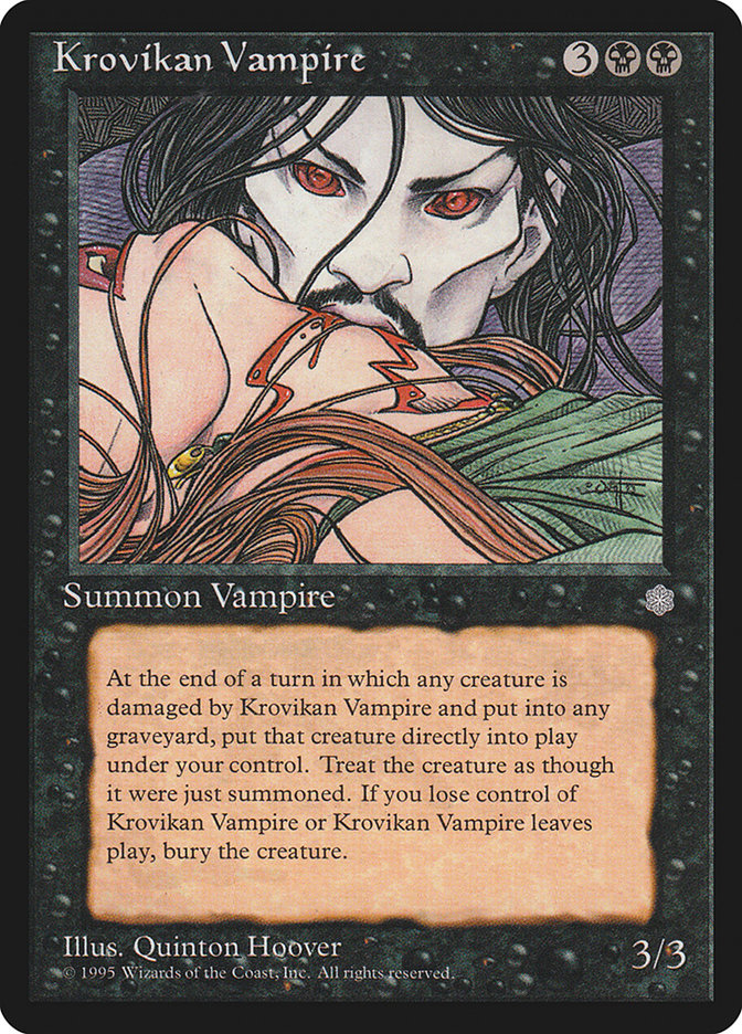 MTG: Ice Age 141: Knovikan Vampire 