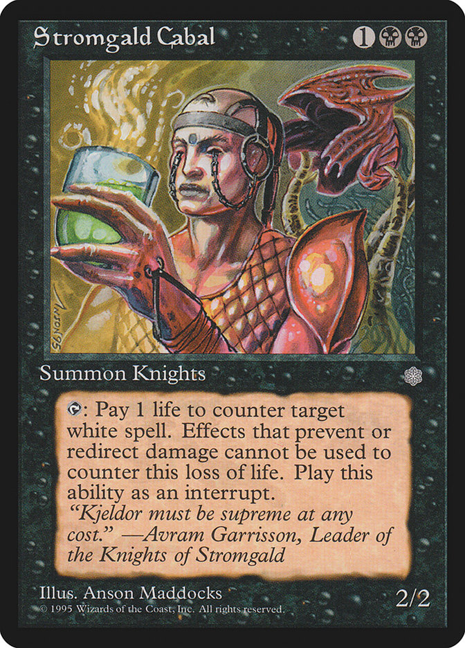 MTG: Ice Age 166: Stromgald Cabal 