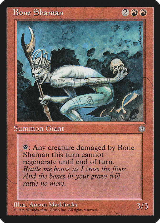 MTG: Ice Age 176: Bone Shaman 