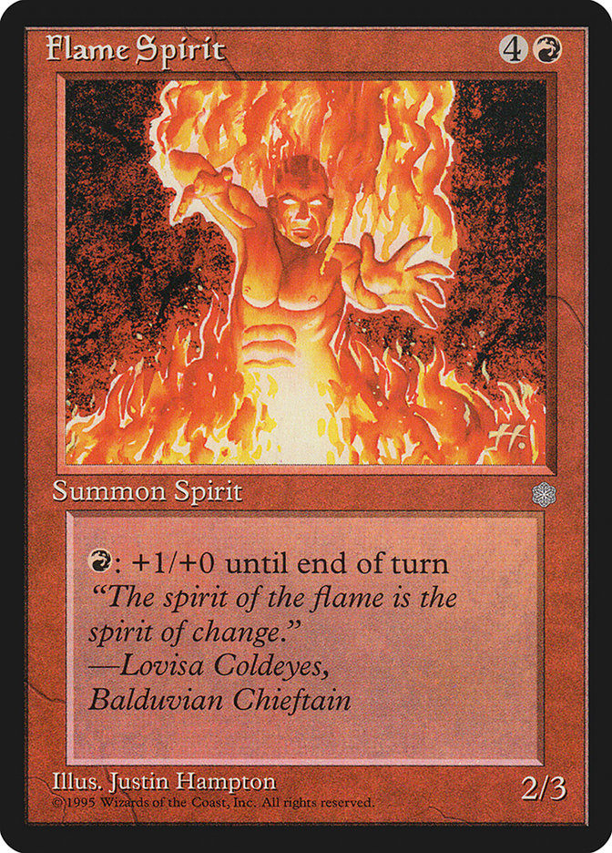 MTG: Ice Age 184: Flame Spirit 