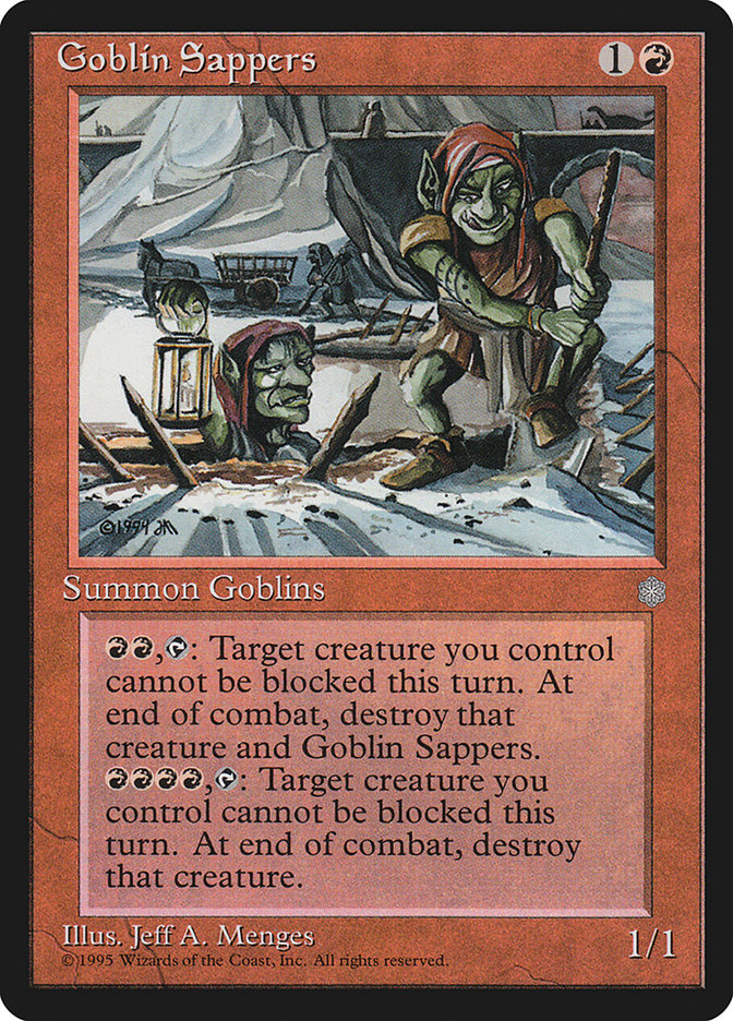 MTG: Ice Age 189: Goblin Sappers 