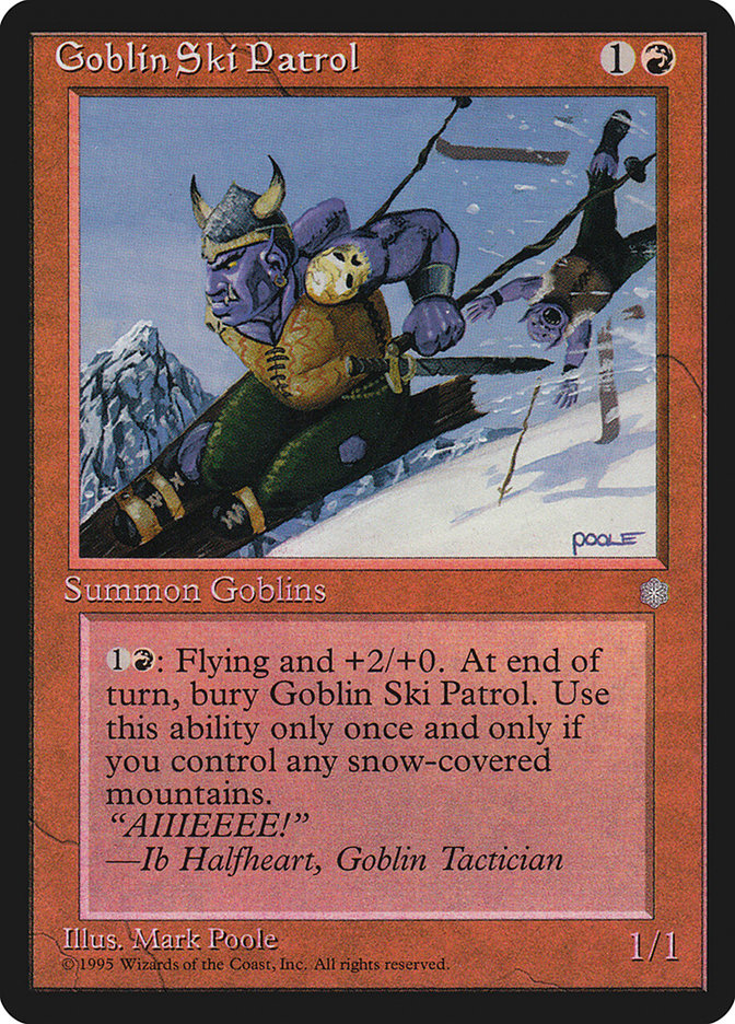 MTG: Ice Age 190: Goblin Ski Patrol 