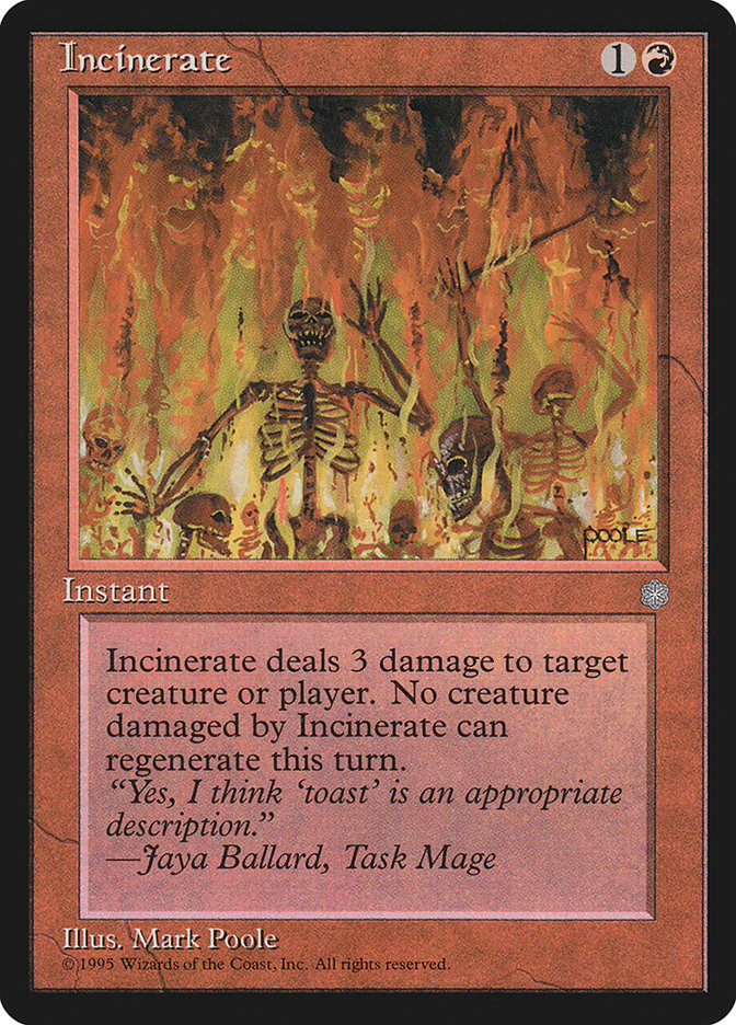 MTG: Ice Age 194: Incinerate 