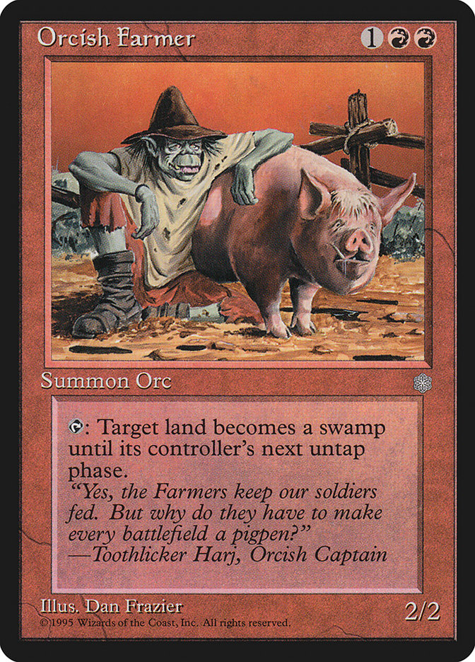 MTG: Ice Age 207: Orcish Farmer 
