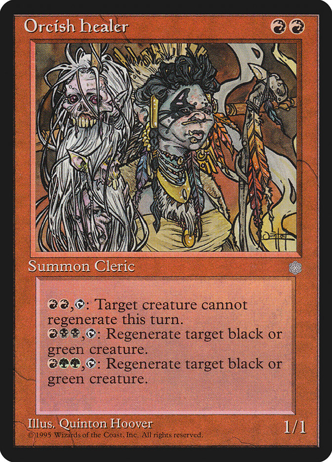 MTG: Ice Age 208: Orcish Healer 