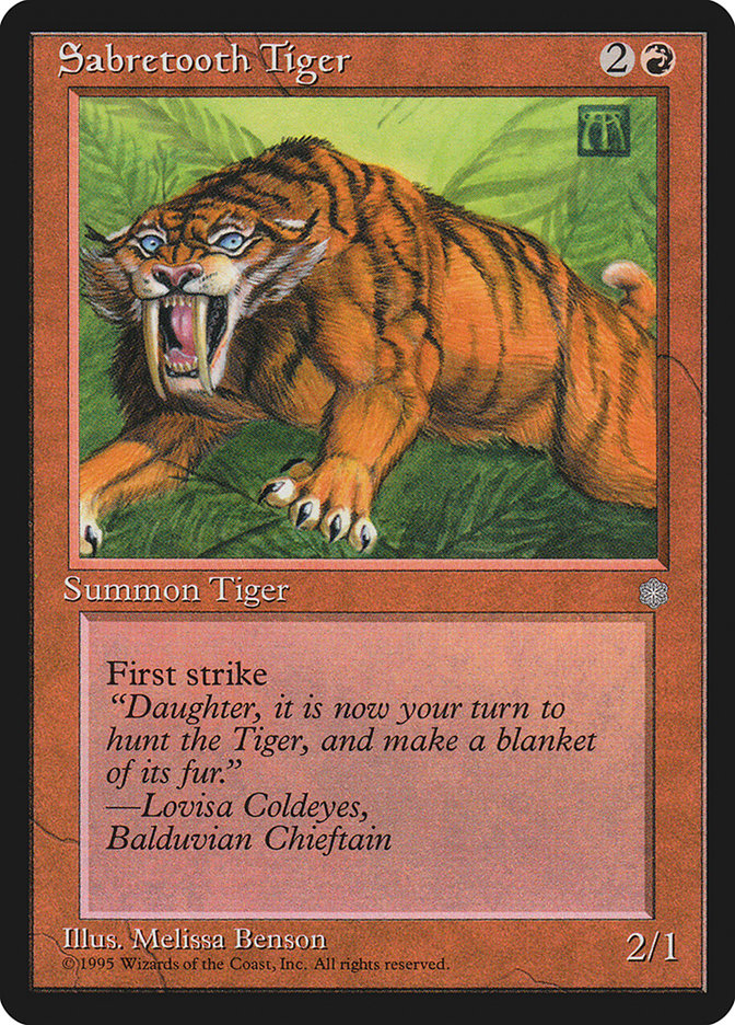 MTG: Ice Age 215: Sabretooth Tiger 