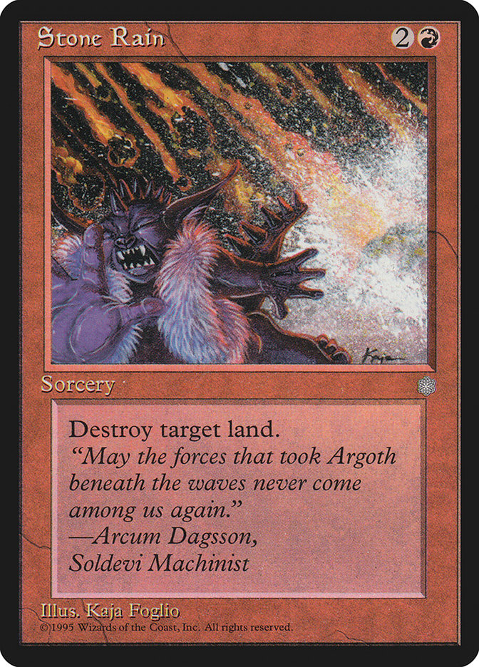 MTG: Ice Age 217: Stone Rain 