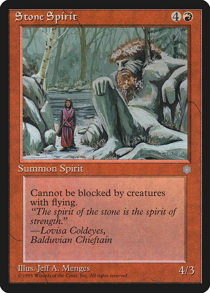 MTG: Ice Age 218: Stone Spirit 