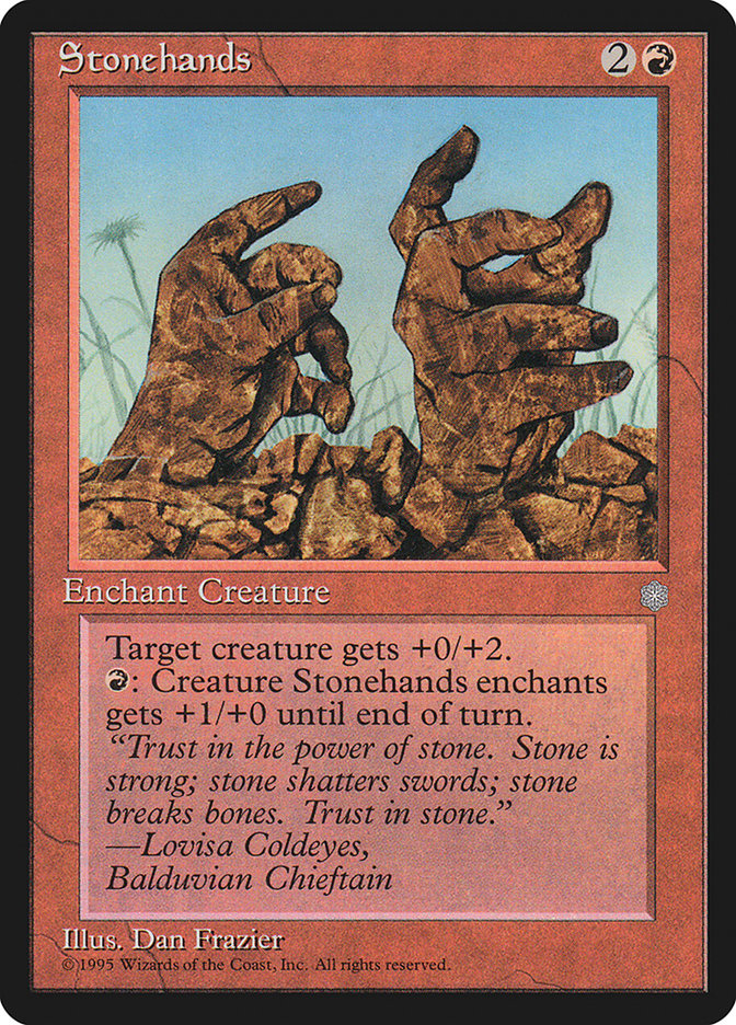 MTG: Ice Age 219: Stonehands 