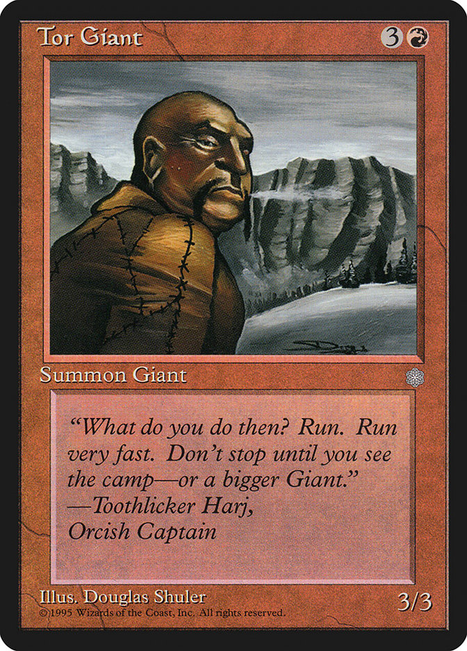MTG: Ice Age 220: Tor Giant 