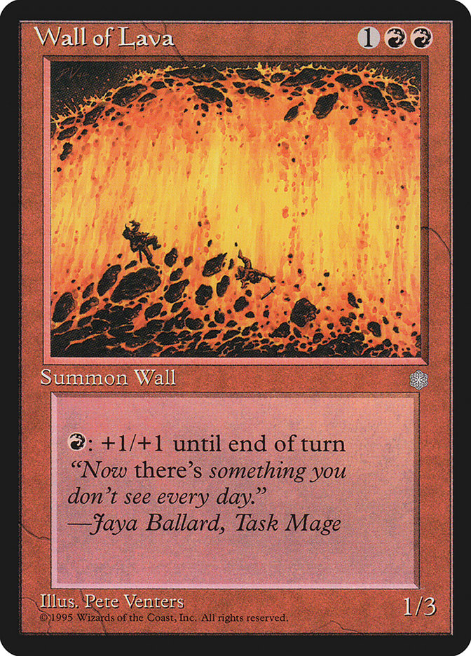 MTG: Ice Age 223: Wall of Lava 