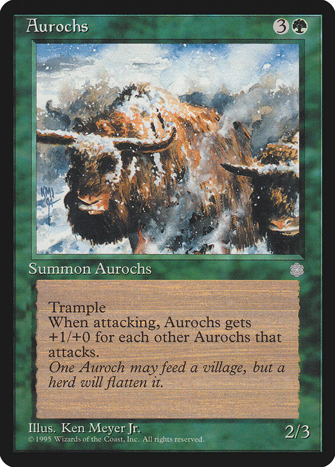 MTG: Ice Age 225: Aurochs 