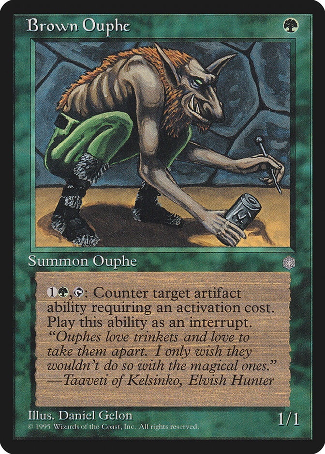 MTG: Ice Age 228: Brown Ouphe 