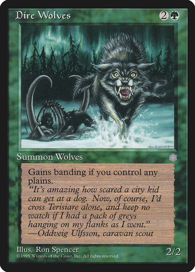 MTG: Ice Age 230: Dire Wolves 