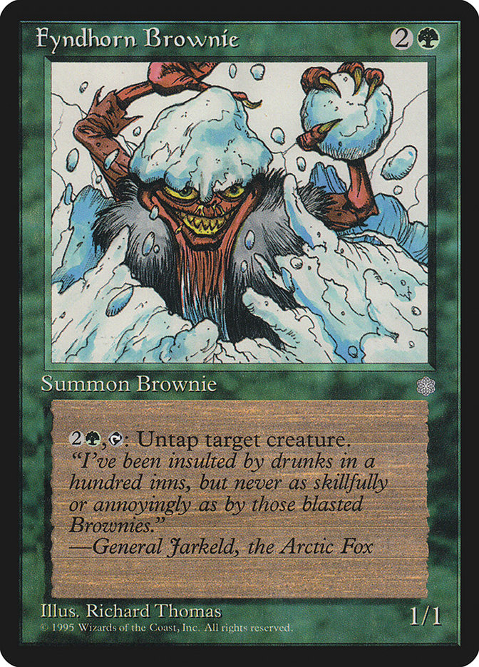 MTG: Ice Age 242: Fyndhorn Brownie 