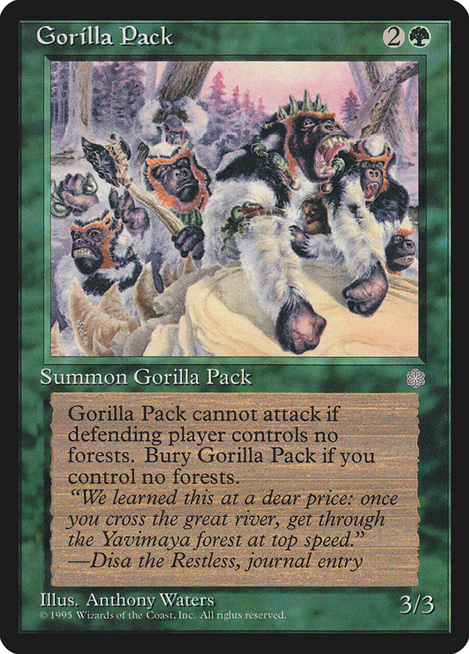 MTG: Ice Age 247: Gorilla Pack 