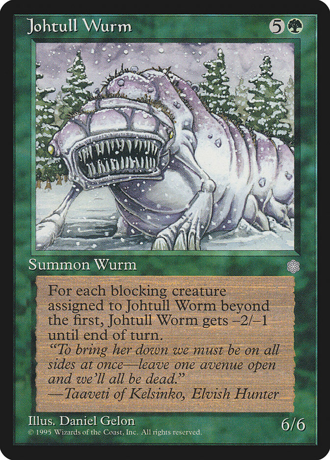 MTG: Ice Age 250: Johtull Wurm 