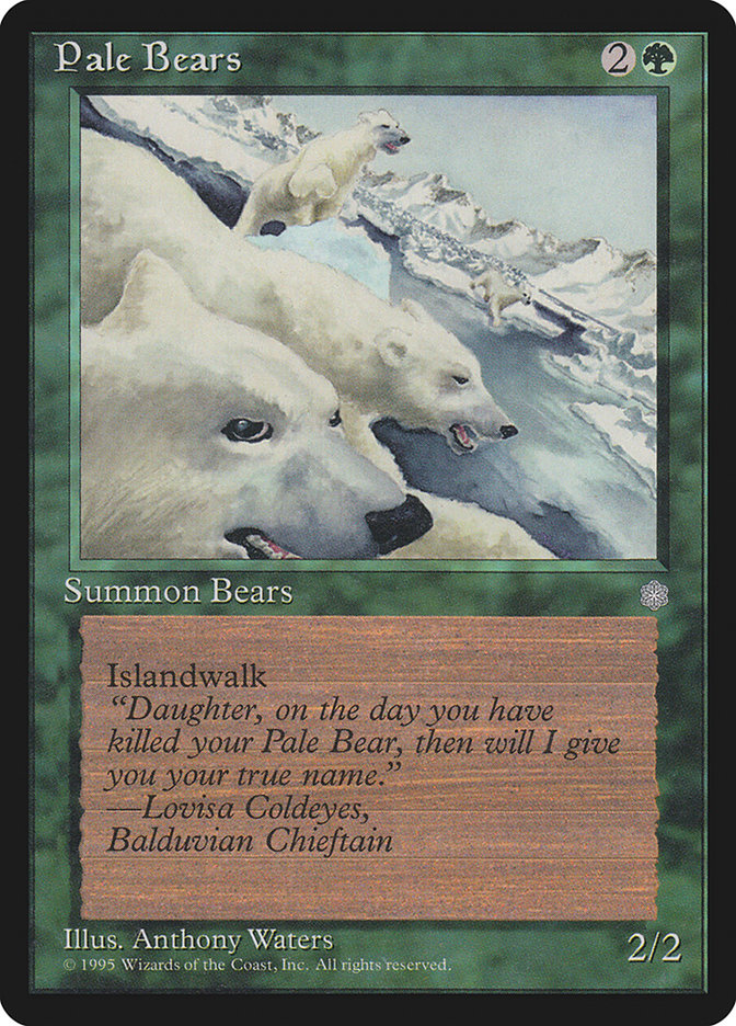 MTG: Ice Age 256: Pale Bears 