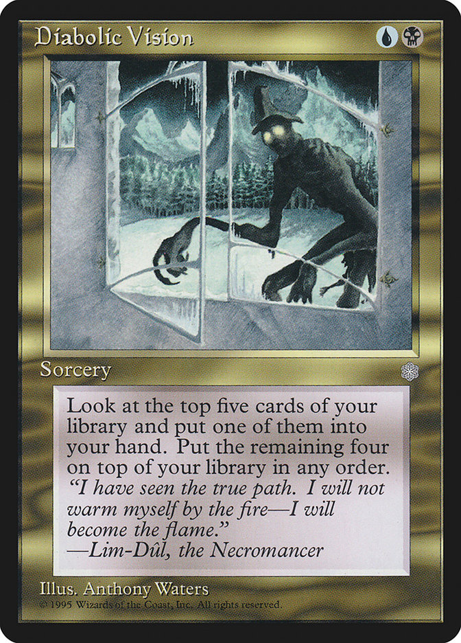 MTG: Ice Age 284: Diabolic Vision 