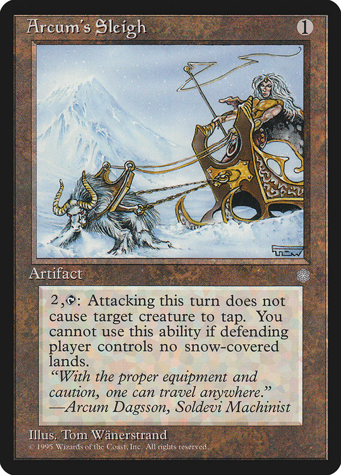 MTG: Ice Age 309: Arcums Sleigh 