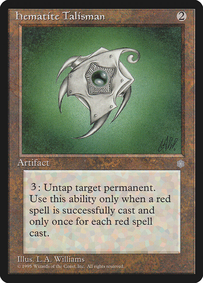 MTG: Ice Age 320: Hematite Talisman 