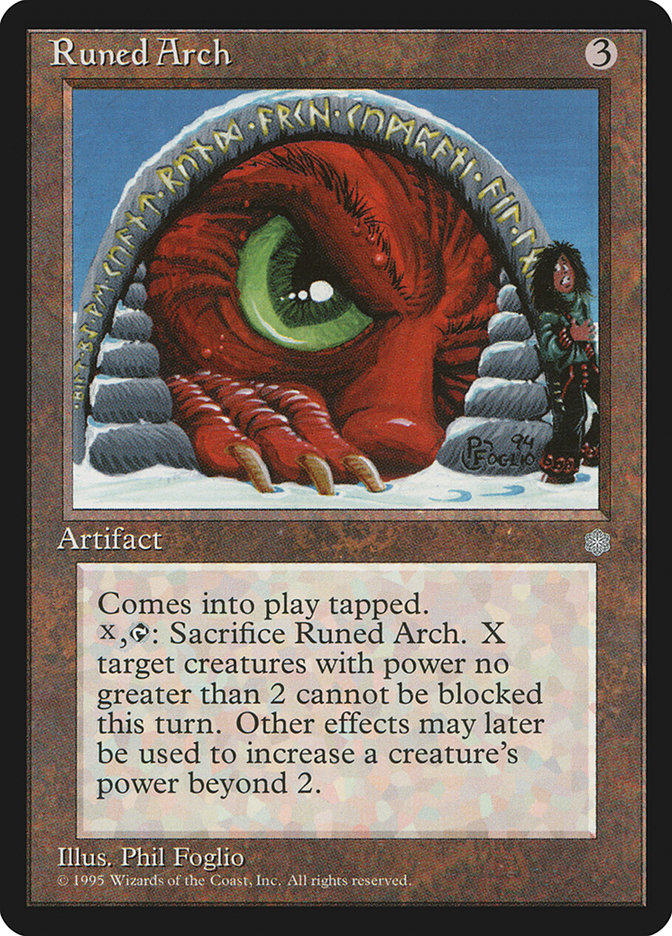 MTG: Ice Age 334: Runed Arch 
