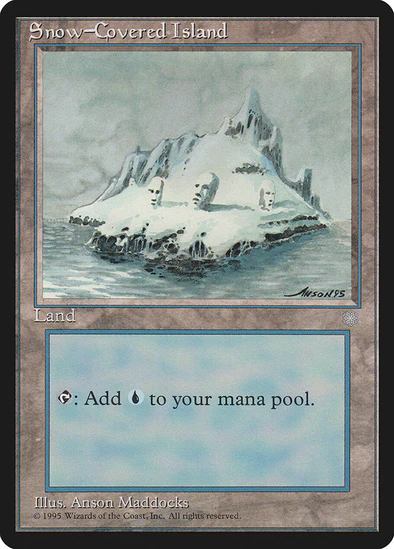 Magic: Ice Age 371: Snow Covered Island 